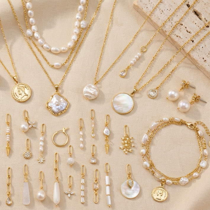 Made‑to‑Order with Freshwater Pearl and Natural Stones