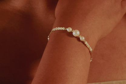 Freshwater Pearl & Shell Beads Bracelet