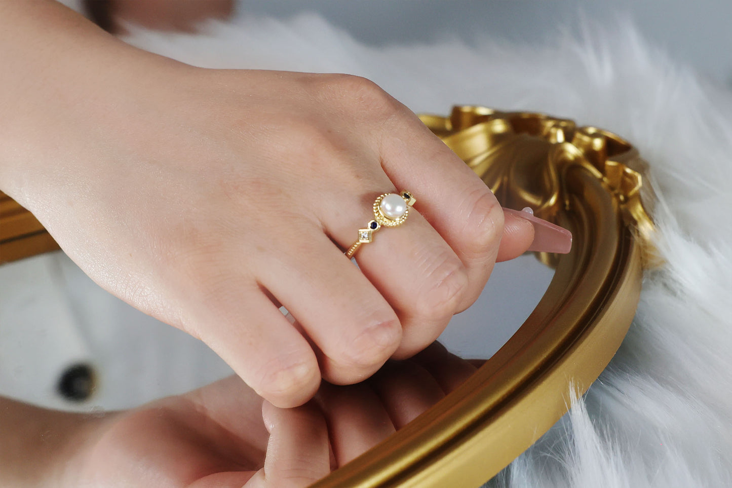 Antique Freshwater Pearl Ring